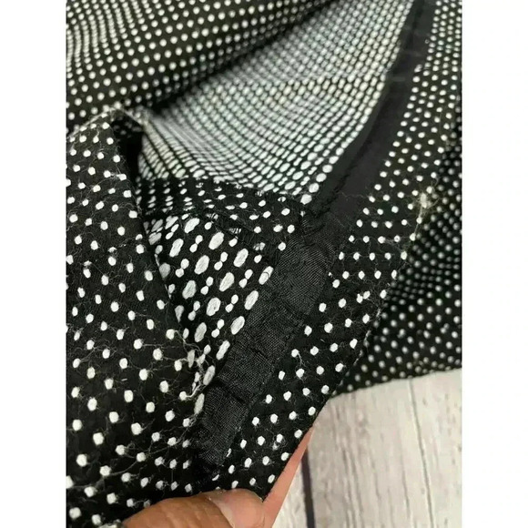 Ann Taylor Dress Black Strapless White Polka Dot Sheath Built-in Bra Size 6 - Picture 14 of 16